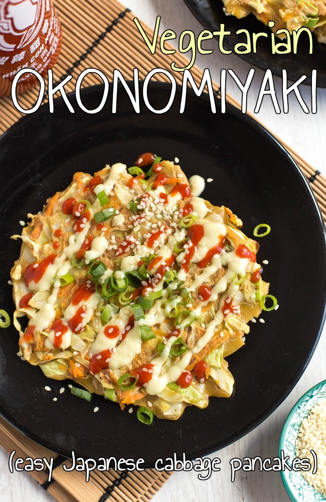 Vegetarian okonomiyaki (Japanese cabbage pancakes) - Dennis Bake